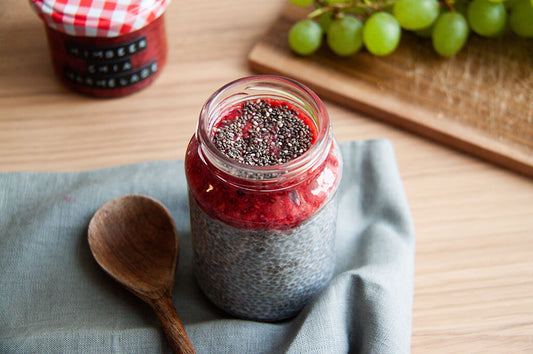 Himbeer Chia Pudding